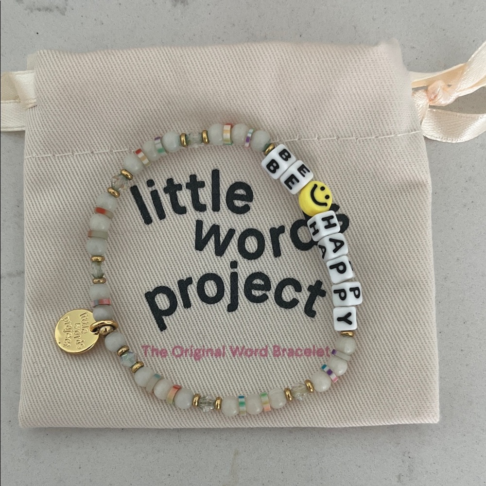 Little Words Project Be Happy Bracelet - Multicolor